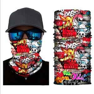 Face covering mask gaiter tube balaclava unisex